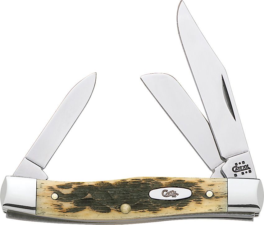 Case Cutlery Stockman Amber Bone