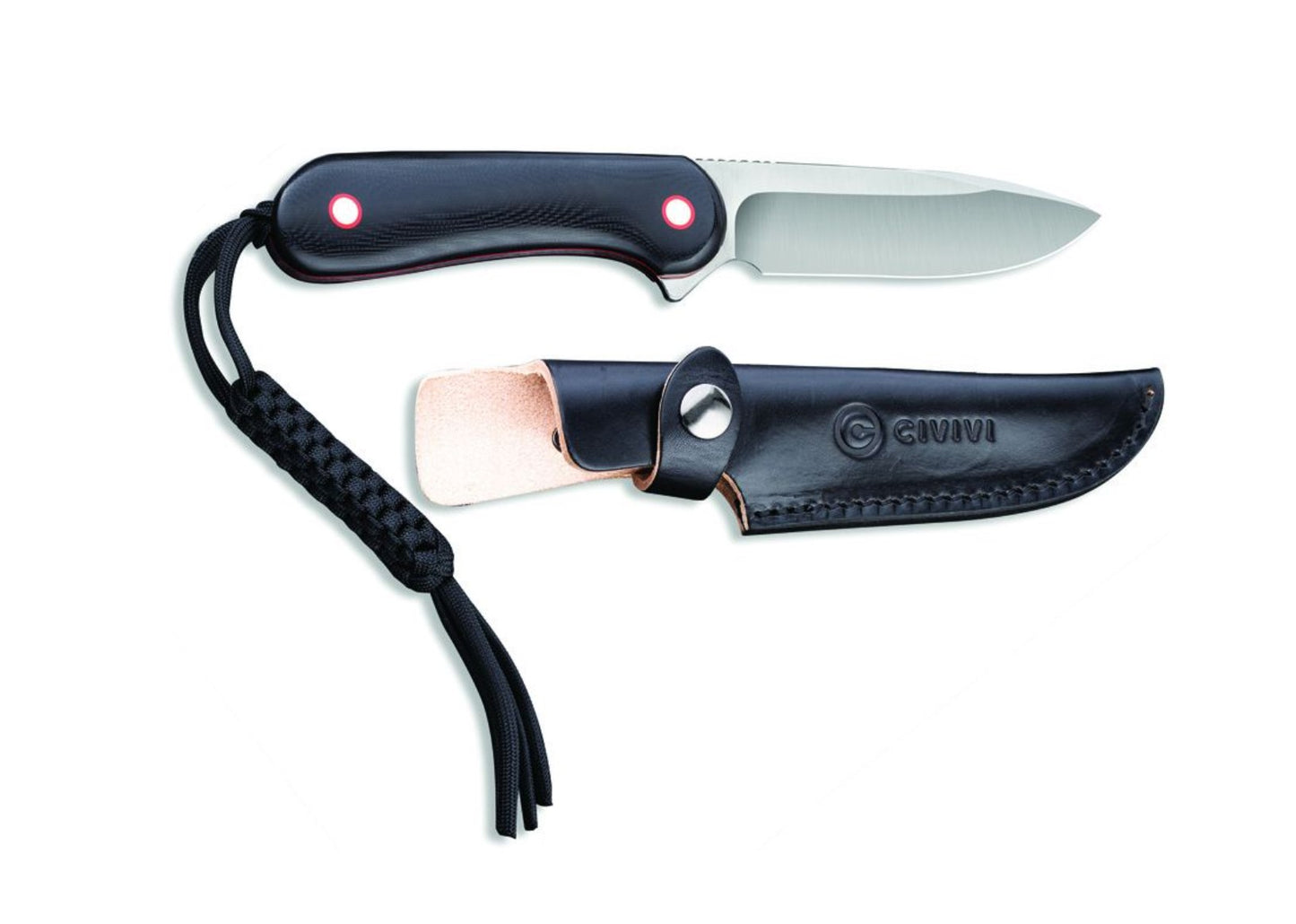 Civivi Elementum Fixed Blade with Black and Red Liners