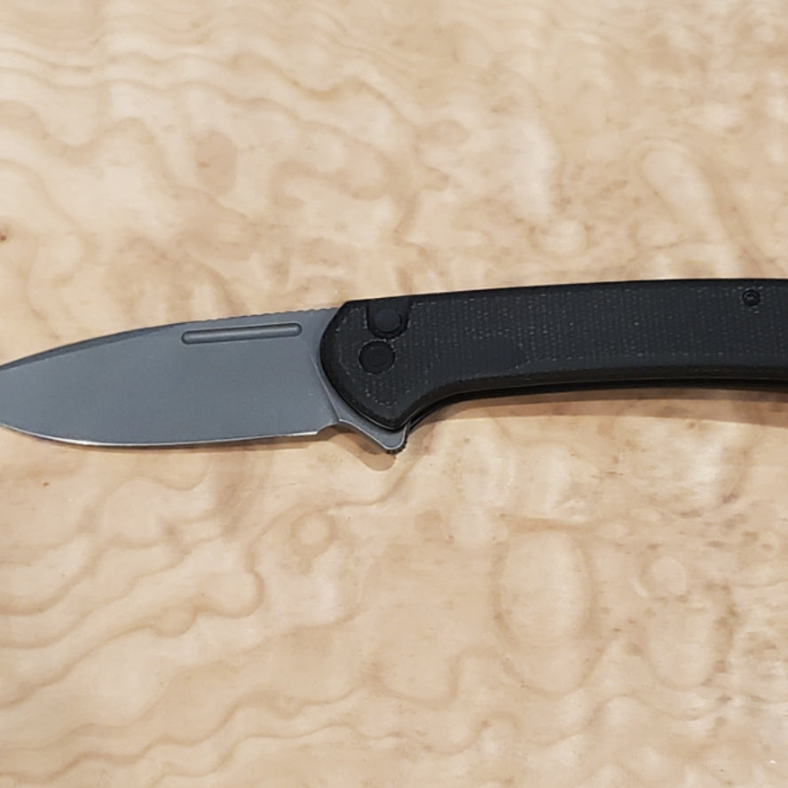 Civivi Conspirator Button Lock Black - Nitro V Steel