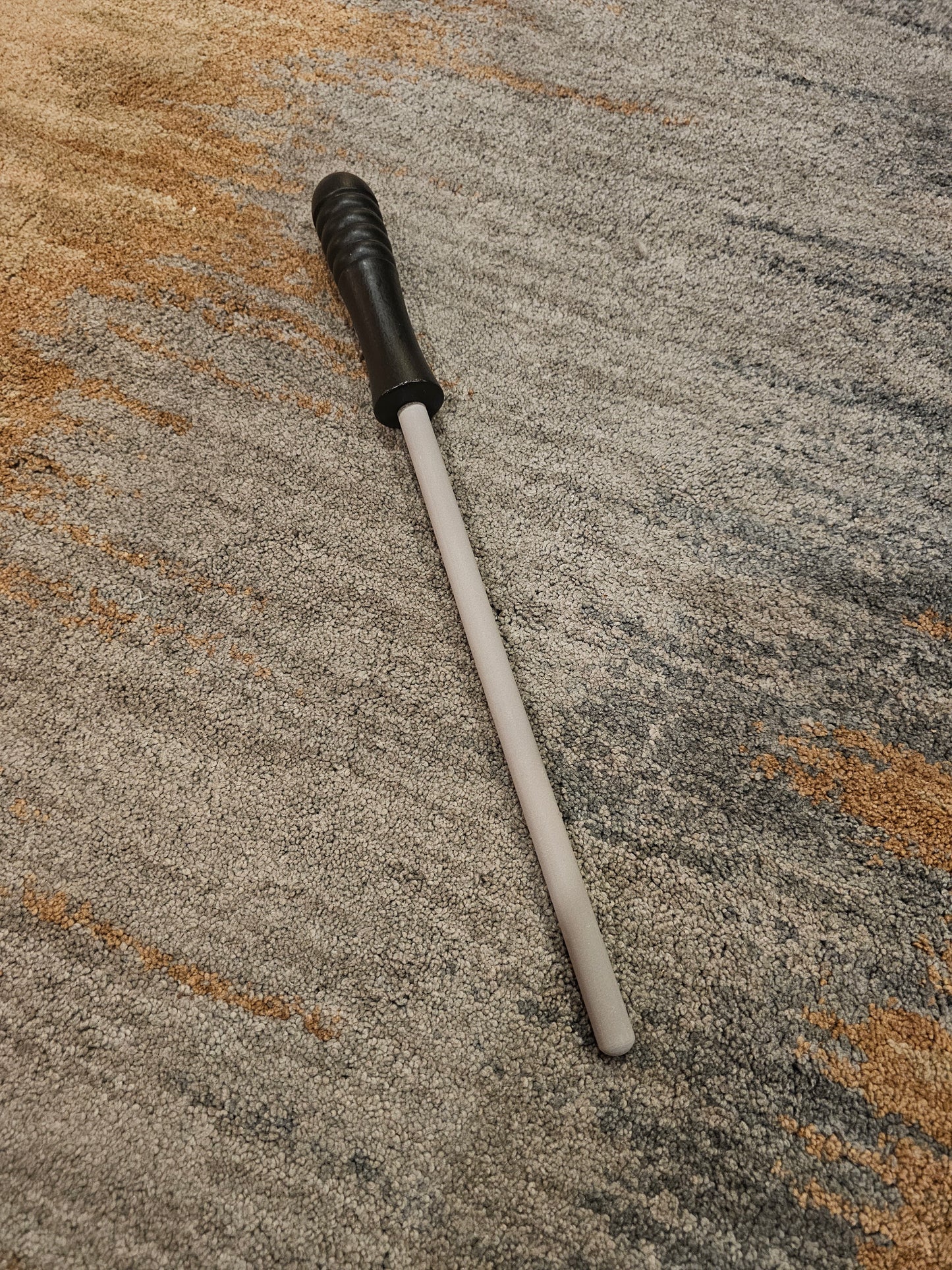 PEC Coarse Ceramic 10" Honing Rod w/ Black Handle